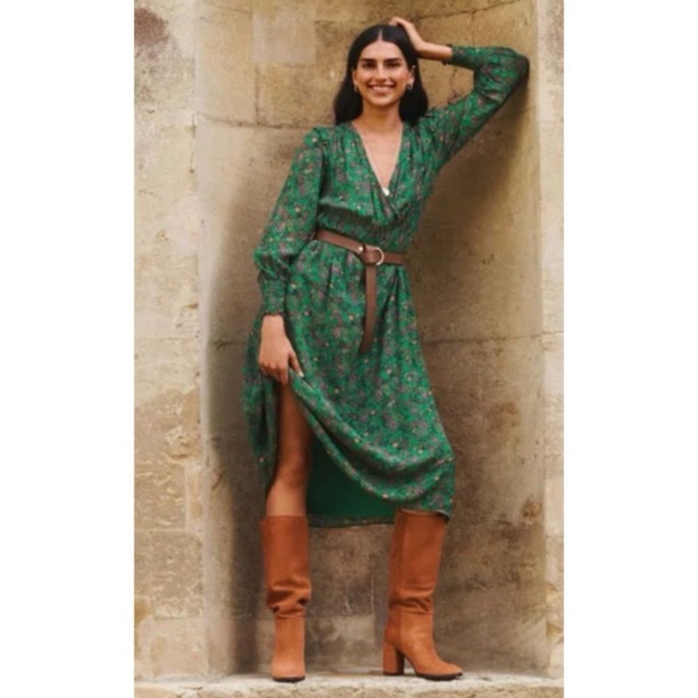 Boden NWT US 6P
Becky Midi Wrap Dress ~NWT